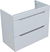 Тумба под раковину Aquanet Практика 80 347965 подвесная цвет Белый глянец-9