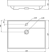 Тумба с раковиной Aquanet Агата 60 348184 подвесная цвет Белый сатин-8