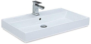 Тумба с раковиной Aquanet Агата 75 348186 подвесная цвет Белый сатин-6