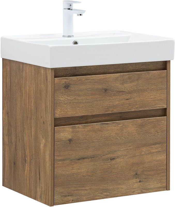 Тумба с раковиной Aquanet Nova Lite 2.0 60 348189 подвесная 