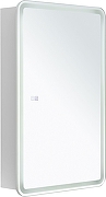 Зеркальный шкаф Aquanet Оптима 50 353775 с подсветкой цвет Белый-1