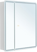 Зеркальный шкаф Aquanet Оптима 70 353798 с подсветкой цвет Белый-1