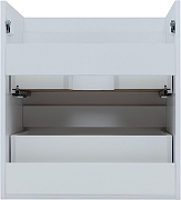 Тумба с раковиной Aquanet Практика 60 354886 подвесная цвет Белый глянец-9