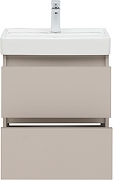 Тумба под раковину Aquanet Вега 2.0 50 362541 подвесная цвет Бежевый-6