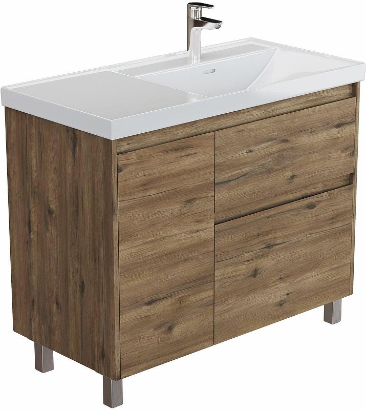 Тумба с раковиной Aquanet Nova Lite 2.0 90 R 365930 