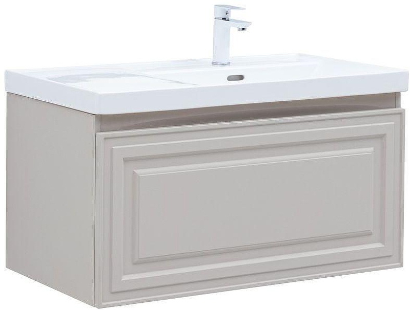 Тумба с раковиной Aquanet Агата 90 R 365935 подвесная 