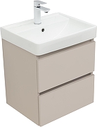 Тумба с раковиной Aquanet Вега 2.0 50 367323 подвесная цвет Бежевый-1