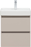 Тумба с раковиной Aquanet Вега 2.0 60 367329 подвесная цвет Бежевый-2