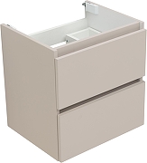 Тумба с раковиной Aquanet Вега 2.0 60 367329 подвесная цвет Бежевый-8