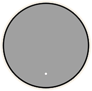 Зеркало Aquanet Контур 77 367653 с подсветкой цвет Черный с бесконтактным выключателем