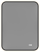 Зеркало Aquanet Контур 60 367661 с подсветкой цвет Черный с сенсорным выключателем и подогревом