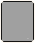 Зеркало Aquanet Контур 100 367663 с подсветкой цвет Черный с сенсорным выключателем и подогревом