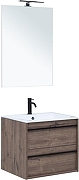 Комплект мебели для ванной Aquanet Lino 60 273239 подвесной цвет Дуб веллингтон