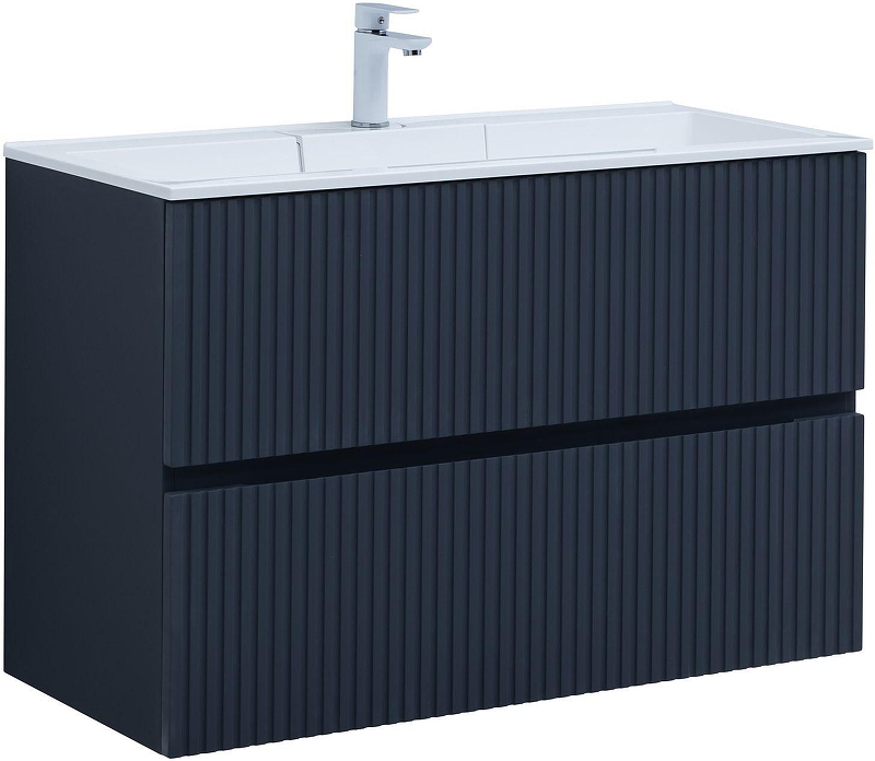 Тумба с раковиной Aquanet Джейн 100 332522 подвесная 