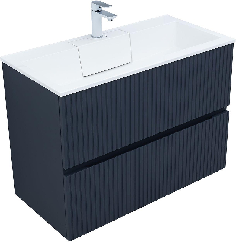 Тумба с раковиной Aquanet Джейн 90 332523 подвесная 