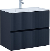 Тумба с раковиной Aquanet Джейн 80 332524 подвесная цвет Маренго