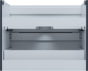 Тумба с раковиной Aquanet Джейн 80 332524 подвесная цвет Маренго-7