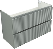 Тумба с раковиной Aquanet Джейн 100 332532 подвесная цвет Мисти грин-6