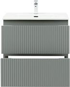 Тумба с раковиной Aquanet Джейн 70 332535 подвесная цвет Мисти грин-4