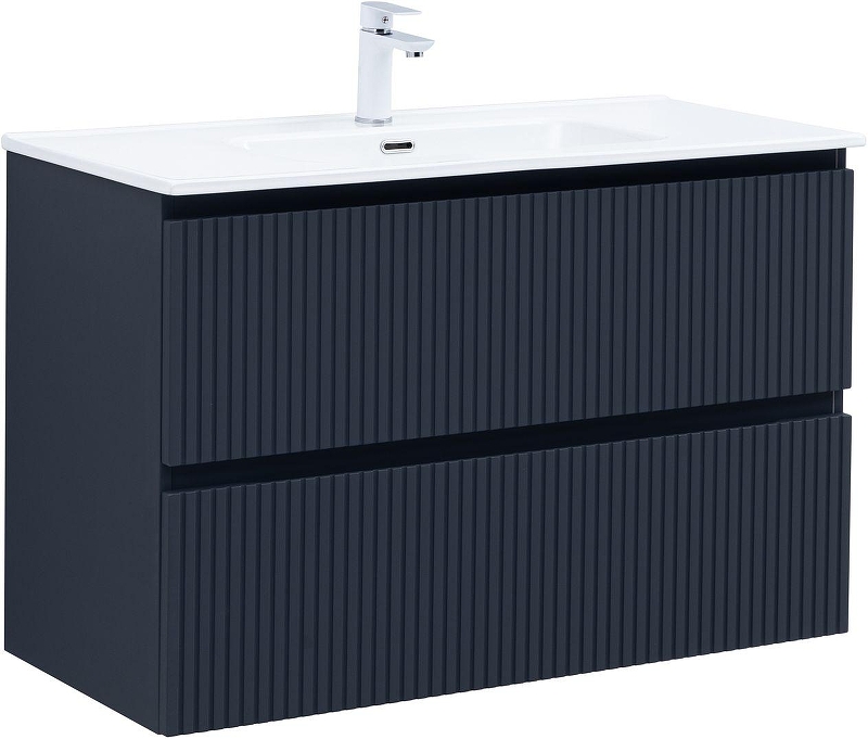 Тумба с раковиной Aquanet Джейн 100 332537 подвесная 