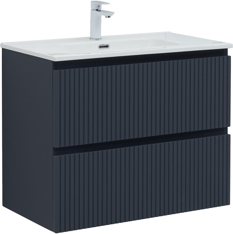 Тумба с раковиной Aquanet Джейн 80 332539 подвесная 