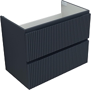 Тумба с раковиной Aquanet Джейн 80 332539 подвесная цвет Маренго-8