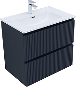 Тумба с раковиной Aquanet Джейн 70 332540 подвесная цвет Маренго-1