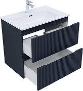 Тумба с раковиной Aquanet Джейн 70 332540 подвесная цвет Маренго-4