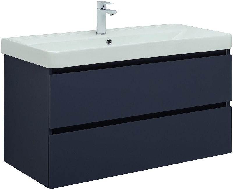 Тумба с раковиной Aquanet Вега 2.0 100 344739 подвесная 