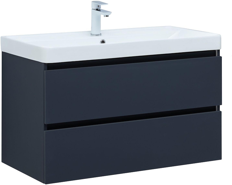 Тумба с раковиной Aquanet Вега 2.0 90 344740 подвесная 