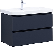 Тумба с раковиной Aquanet Вега 2.0 80 344742 подвесная цвет Маренго