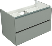 Тумба с раковиной Aquanet Вега 2.0 80 344749 подвесная цвет Мисти грин-7