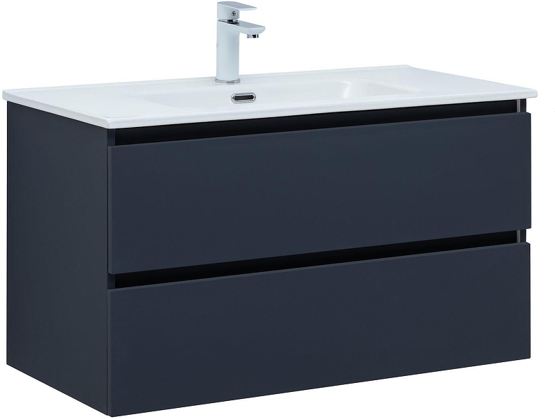 Тумба с раковиной Aquanet Вега 2.0 90 344760 подвесная 