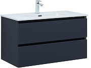 Тумба с раковиной Aquanet Вега 2.0 90 344760 подвесная цвет Маренго