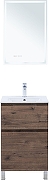 Тумба с раковиной Aquanet Алвита New 50 345674 цвет Дуб веллингтон табак-5