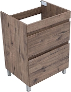 Тумба с раковиной Aquanet Нота New 60 345797 цвет Дуб веллингтон табак-5