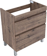 Тумба с раковиной Aquanet Нота New 75 345800 цвет Дуб веллингтон табак-5