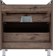 Тумба с раковиной Aquanet Нота New 90 345803 цвет Дуб веллингтон табак-6