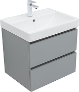Тумба под раковину Aquanet Вега 2.0 60 362550 подвесная цвет Мисти грин-1