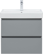 Тумба под раковину Aquanet Вега 2.0 60 362550 подвесная цвет Мисти грин-2