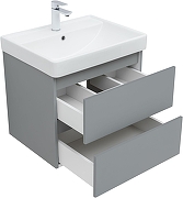 Тумба под раковину Aquanet Вега 2.0 60 362550 подвесная цвет Мисти грин-5