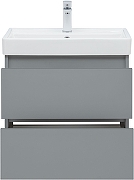 Тумба под раковину Aquanet Вега 2.0 60 362550 подвесная цвет Мисти грин-7