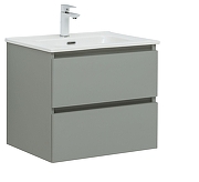 Тумба под раковину Aquanet Вега 2.0 60 362550 подвесная цвет Мисти грин