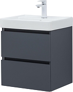 Тумба с раковиной Aquanet Вега 2.0 50 367325 подвесная цвет Маренго-3