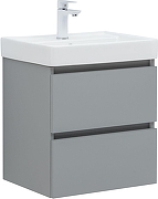 Тумба с раковиной Aquanet Вега 2.0 50 367326 подвесная цвет Мисти грин