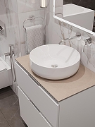 Столешница под раковину Aquanet Flat 70 345762 цвет Бежевый-6