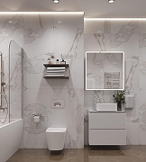 Столешница под раковину Aquanet Flat 70 345763 цвет Мрамор-8