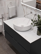 Столешница под раковину Aquanet Flat 100 345787 цвет Мрамор-2
