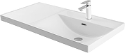 Раковина Aquanet Side 100 R 347437 цвет Белый-2