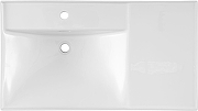 Раковина Aquanet Side 90 L 347438 цвет Белый-6